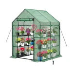 Purlyu Walk-in Greenhouse For Outdoors, Thickened Pe Cover & Heavy Duty Powde.... Fixed Price $103.09.