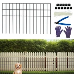 10 Pack No Dig Animal Barrier Fence Black Protective 24"X15". Fixed Price $66.12.