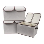 Foldable Fabric Storage Box, 16.5 11.8 9.8 Inches (l H), With Doubl.... Fixed Price $49.35.