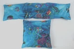 Cherry Pit Microwave Cold/heat Pad Set 2 Piece Blue Fish Water New Handmade. Fixed Price $27.97.