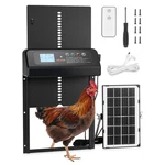 Vevor Dc & Battery Powered Automatic Chicken Coop Door Opener Light Sensor Timer. Fixed Price $53.99.