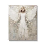 Stupell Industries Soft Abstract Angel Canvas Wall Art By Riley 24"L X 30"W. Fixed Price $75.36.