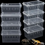 Irenare 8 Pcs Reptile Breeding Box Plastic 4.33 2.76 2.95 Inch, Clear. Fixed Price $20.41.