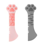 Gosknor 2PCS Dog Cat Food Spoon, Silicone Pet Can Opener Pink And Black. Fixed Price $15.97.