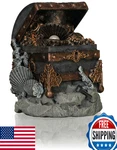 Biorb Treasure Chest Sculpture, Ceramic Resin Centerpiece For Freshwater And Mar. Fixed Price $91.72.