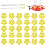 Hummingbird Feeder Replacement Flowers 30 Pack, Bee-proof Yellow Plastic Blos.... Fixed Price $15.89.