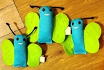 Our Pets Cosmic 100% Catnip Filled Love Bug Butterfly Toy Lot Of 3. Fixed Price $7.50.