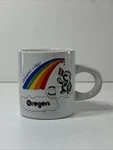 Vintage Ceramic Espresso Cup Oregon Rainbow Paintbrush Bear Minimug Diamond Lake. Fixed Price $5.95.