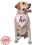 Vercosee Love Mom Dog Bandana Light Pink Pet Scarf Gift. Fixed Price $31.99.