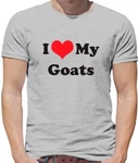 Love My Goats Mens T-shirt Farm Kid Pets Animal Zoo. Fixed Price $20.08.