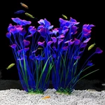Jih Plastic Plants For Aquarium,tall Artificial Fish Tank Decor 15.... Fixed Price $17.21.