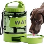 77OZ Dog Water Dispenser Large Travel Bottle With Pull-out Drinking Bowl. Fixed Price $46.00.