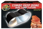 Zoo Combo Deep Dome Dual Lamp Fixture- Day & Night LF-25 New!. Fixed Price $49.99.