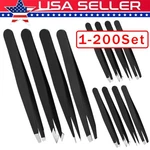 Eyebrow Tweezers Clip 4PIECE Hair Beauty Pluckers Stainless Steel. Fixed Price $170.38.