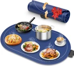 Warming Mat For Food With Adjustable Temperature TIMER,10S Fast Heating Silicone. Fixed Price $40.30.