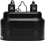 Aiicioo Dual Reptile Light Fixture - Bearded Lamp 160W, Black. Fixed Price $38.62.