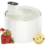 Ceramic Water Fountain,cat Cordless Battery Operated 78OZ/.... Fixed Price $64.82.