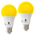 2-PACK Bluex A19 Amber Yellow Led Bug Light Bulb No 650 Lumens 120.... Fixed Price $15.44.