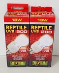 Exo Terra 13W Reptile Uvb 200 High Output (intense) Bulb PT2340 New Lot Of. Fixed Price $32.99.