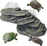 Kathson Turtle Basking Platform Baby Tortoise Climbing Ramp Shale Reptiles Do.... Fixed Price $21.20.
