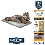 Heated Bed Pad For Indoor Cats, Thermo-kitty Mat Calming Warm Pet Heating.... Fixed Price $62.99.