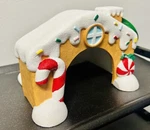 New Christmas Gingerbread Reptile Hide Lizard Gecko Frog Cave Durable Pet Decor. Fixed Price $35.00.
