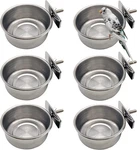 Tfwadmx 6 Pcs Bird Feeding Dish Cups Parrot Food Bowl Clamp Holder Coop Cup,. Fixed Price $25.77.
