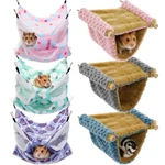6 Pcs Soft Guinea Pig Rat Hammock Set 3 Layer Ferret Bed Warm Fleece Double B.... Fixed Price $39.12.
