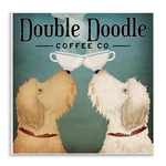 Stupell Industries Doodle Dog Vintage Coffee Company Sign Wood Wall Art, Desi.... Fixed Price $36.67.
