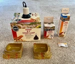 Thrive Reptile Lighting & Water/food Dishes Desert For 40 Gallon Tank Brand New. Fixed Price $69.99.