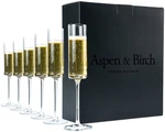 Aspen & Birch - Modern Champagne Flutes Set Of 6 Glasses Mimosa.... Fixed Price $50.94.