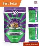 Fruit Mix Crested Gecko Diet Organic Fig & Insects 8 Oz Non-gmo High Protein. Fixed Price $33.99.