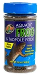 Zoo Med Aquatic Frog & Tadpole Dry Food 2 Oz. Fixed Price $8.29.