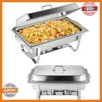 Garveehome Chafing Dish Buffet Set 2-PACK, 8 Qt Stainless Steel Food Warmers. Fixed Price $110.33.