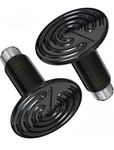 Wuhostam 2 Pack 100W Infrared Ceramic Heat Lamp, Black Reptile Bulb. Fixed Price $9.99.