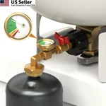 Hicooi Propane Refill Adapter For 1 Lb. Tanks, With Pressure Golden-yellow. Fixed Price $27.66.