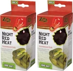 Zilla Incandescent Night Red Heat Bulb For Reptile 100 Watt (2 Packs). Fixed Price $21.95.