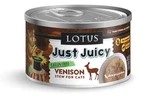 Lotus 2.5 Oz Cat Just Juicy Venison Stew (case Of 24), One Size. Fixed Price $114.99.