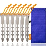 Tito Pack Titanium Tent Stakes 14X14X160MM V-shaped Windproof Nail Peg.... Fixed Price $35.76.