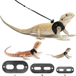 Bwogue Bearded Dragon Harness And Leash Adjustable Leather Lizard Reptiles. Fixed Price $13.44.