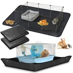 2PCS Waterproof Pet Playpen Mat 59"X39" Guinea Pig Cage Liner Tarp Bottom Reu.... Fixed Price $22.89.