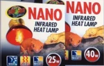 Zoo Med Nano Infrared Heat Lamp - 25 / 40 Watt. Fixed Price $10.99.