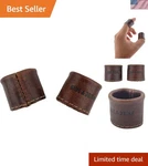 Leather Ring Thimble 2 Pack Finger Protector, Handmade From Full Grain Leathe.... Fixed Price $39.99.