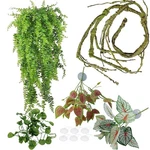 Mephan Reptile Plants For Terrarium Decor, Bearded Dragon Tank Accessories. Fixed Price $23.98.