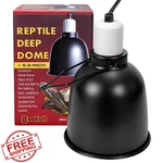Geekoit 5.5" Reptile Dome Light Fixture Uvb Heat Lamp Holder Ceramic Socket. Fixed Price $34.99.