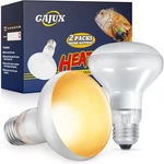Gajux Heat Lamp 2 Pack, 100W Bulbs For Reptiles, Amphibians.... Fixed Price $37.02.