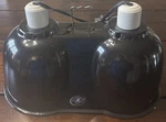 Zoo Combo Deep Dome Dual Lamp Fixture Day And Night LF-25 & LF-19. Fixed Price $61.48.