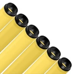 Kastlite T8 Fluorescent 48" Tube Guards Yellow 6 Pack Lamps Only. Fixed Price $49.90.