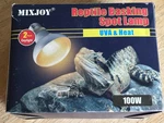 Mixjoy - Reptile Basking Spot Lamp 100W Uva & Heat Terrarium Bulb One. Fixed Price $8.95.