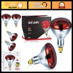 250W R40 Heat Lamps For Pets & Chickens - Infrared Flood Light Bulbs, Pack. Fixed Price $41.39.
